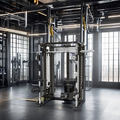 Commercial Multifunction Gym Rack Smith Machine Multi-Functional Fitness Trainer