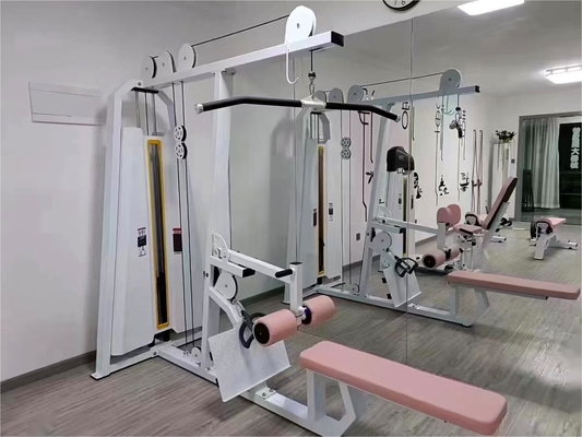 Steel Long Pull Machine for Chest Shoulder Back Arms Exercise 2.3*1*2.4 Medium Loader