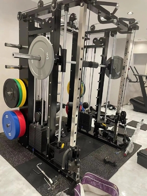 Steel Tube Q235 Commercial All-in-One Functional Trainer Multi-Function Smith Machine