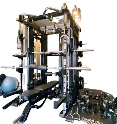 Steel Tube Q235 Commercial All-in-One Functional Trainer Multi-Function Smith Machine