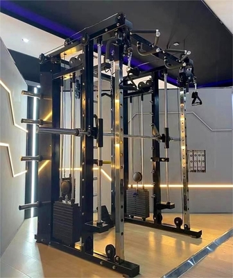 Pin and Plate Loaded Commercial All-In-One Smith Machine for Functional Rack Training