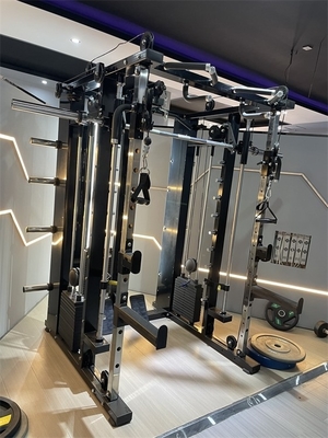 Unisex Commercial All-In-One Smith Machine for Comprehensive Fitness at Home Gym Rack