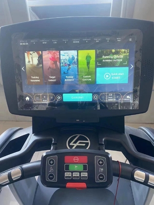 Medium Loader Commercial Gym Equipment Touch Screen Treadmill for Cardio Training