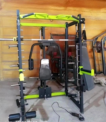 Power Squat Rack Smith Machine for Shoulder Chest Leg Press All-In-One Gym Equipment