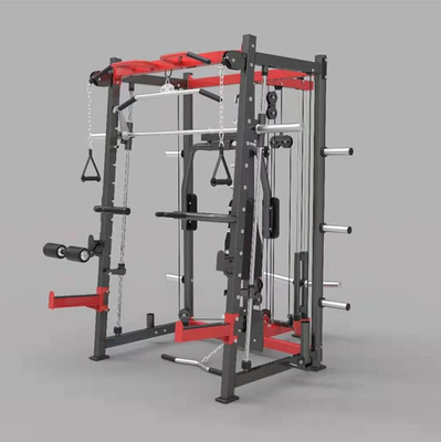 Power Squat Rack Smith Machine for Shoulder Chest Leg Press All-In-One Gym Equipment
