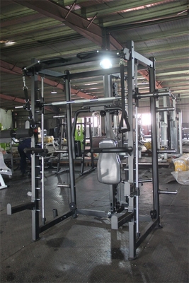 Power Squat Rack Smith Machine for Shoulder Chest Leg Press All-In-One Gym Equipment