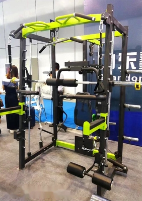 Power Squat Rack Smith Machine for Shoulder Chest Leg Press All-In-One Gym Equipment