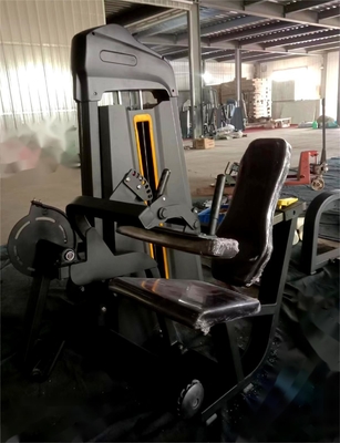 Universal Medium Loader Steel Seated Leg Curl Machine for Gym Training Pin Load Selection