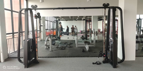 Medium Loader Type Adjustable Cable Crossover for Strength Training and Body Building