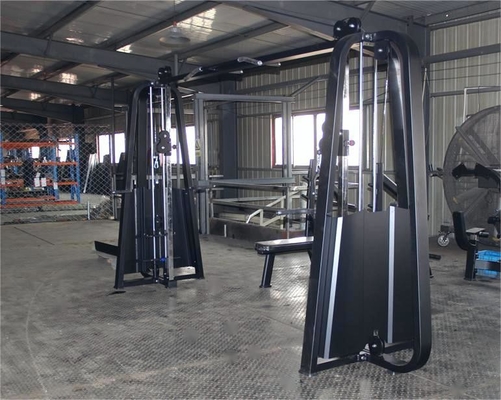 Medium Loader Type Adjustable Cable Crossover for Strength Training and Body Building