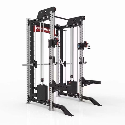 Steel Customerized Indoor Multi-Functional Smith Machine Gym Equipment with Weight Stacks