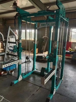 Steel Customerized Indoor Multi-Functional Smith Machine Gym Equipment with Weight Stacks
