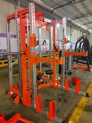 Steel Customerized Indoor Multi-Functional Smith Machine Gym Equipment with Weight Stacks