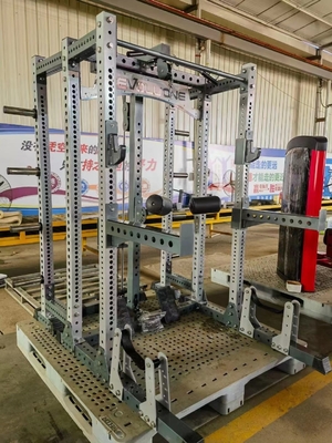 Steel Customerized Indoor Multi-Functional Smith Machine Gym Equipment with Weight Stacks