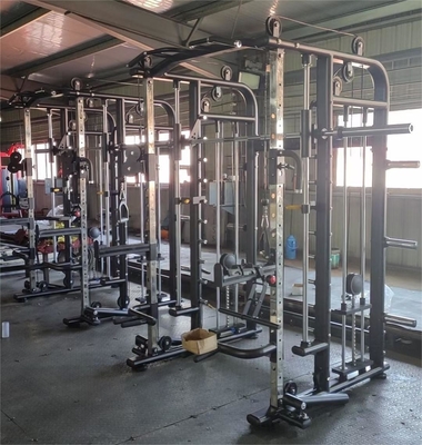 Gym Center All in One Indoor Multi-Functional Commercial Steel Smith Machine Weight Stacks