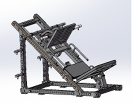 Medium Loader Plate Loaded Leg Press Hack Squat The Perfect Addition to Your Home Gym