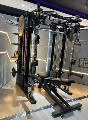 Commercial All-In-One Multifunction Gym Rack Smith Machine for Home Fitness Training