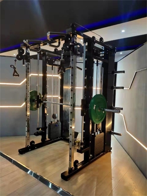 Commercial All-In-One Multifunction Gym Rack Smith Machine for Home Fitness Training
