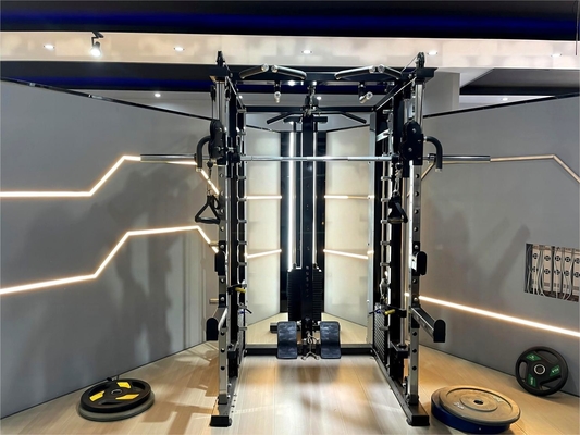 Commercial Gym Equipment Multifunction Smith Machine with Adjustable Pulley Leg Press