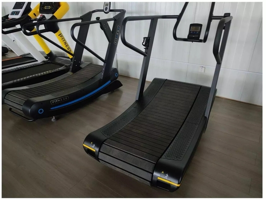 LED Screen Self-Generating Curve Treadmill for Commercial Gym Walking Cardio Training