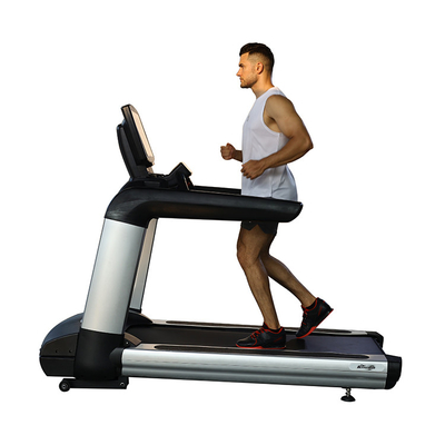LED Screen and Handheld Heart Rate Test Electric Treadmill for GYM Cardio Training