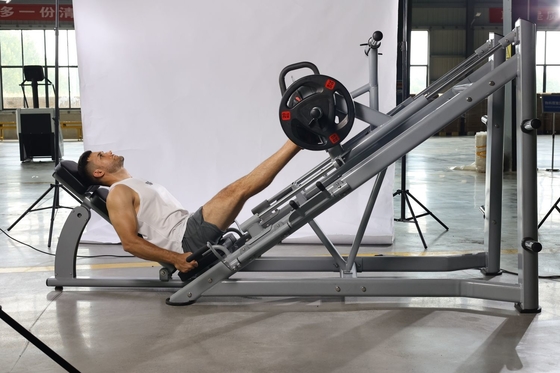 Steel Tube Q235 Plate Loaded Leg Press Machine for Inverted Pedal Strength Training