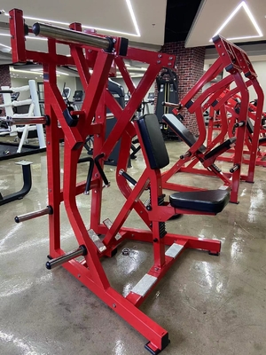 Plate Loaded Machines for Deltoids and Back Lateral Exercise Iso Lateral Lat Pulldown