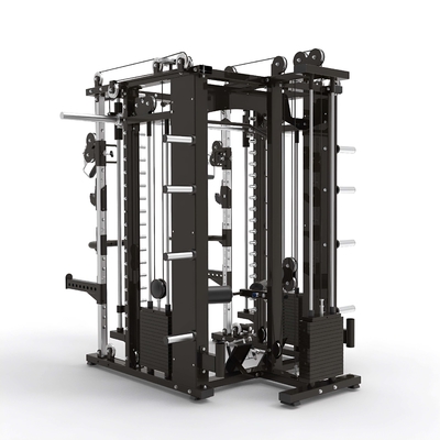 Home Multi-Function Weight Lifting Training Station with Unisex Smith Machine