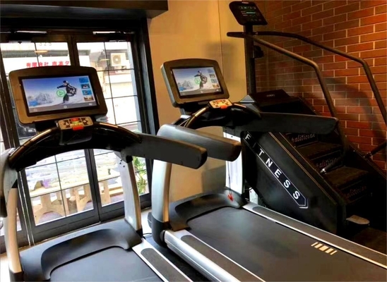 Body Building Motorized Electric Walking Treadmill with LED Screen and Speed Control