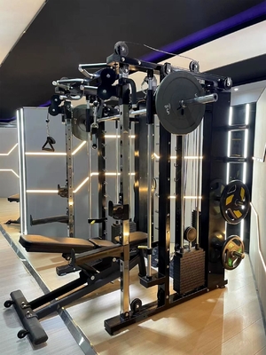 Steel Tube Q235 Functional Trainer All-in-One Smith Machine for Comprehensive Fitness