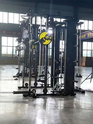 Unisex Functional Trainer Smith Machine Pin Loaded and Plate Loaded for Home Gym Rack