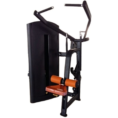 Steel Construction Commercial Gym Equipment Lat Pulldown Pin Load Selection Machines