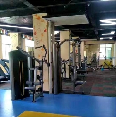 Steel Construction Commercial Gym Equipment Lat Pulldown Pin Load Selection Machines