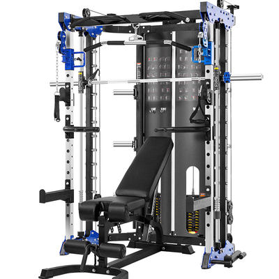 Advanced Commercial Gym Cable Crossover Power Squat Rack Smith Machine Multi Functional Trainer