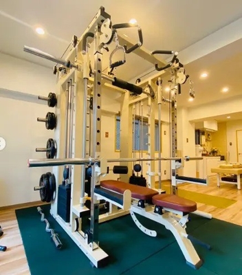 Adjustable Pulley Leg Press Smith Squat Machine for Commercial Gym Strength Training