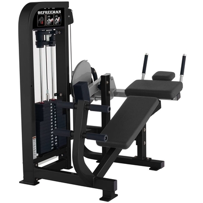 Gym Equipment Abdominal Crunch Machine with Pin Load Selection and Steel Frame Design