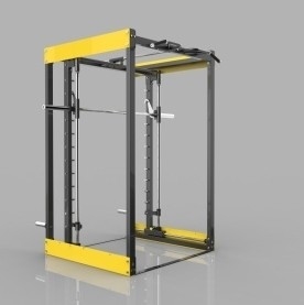 Multi-Functional Home Gym Smith Machine with Leg Press and Pull Up Bars Steel Tube Q235
