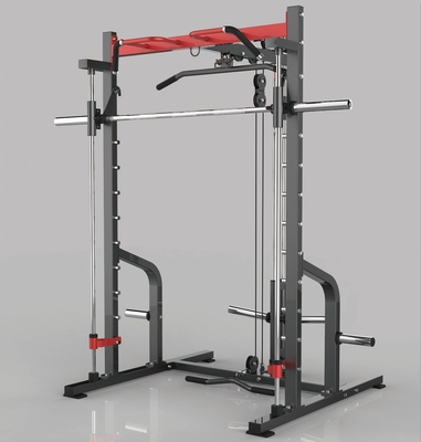 Multi-Functional Home Gym Smith Machine with Leg Press and Pull Up Bars Steel Tube Q235