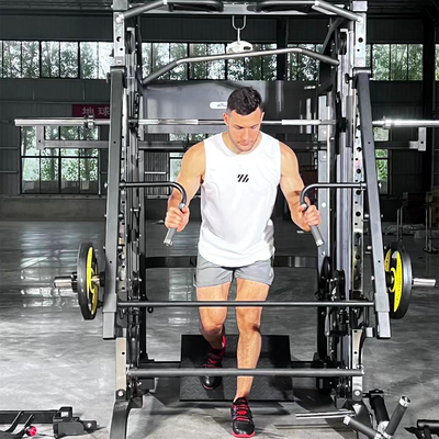 Home Exercise Fit Body Commercial Adjustable Pulley Leg Press Multi Gym Smith Machine