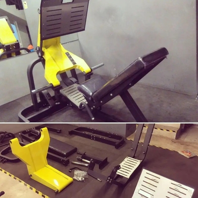 Leg Press Hack Squat Strength Training Plate Loaded Machine 1120*1710*1170mm Dimensions