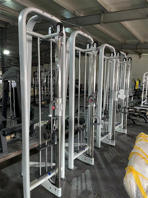 Commercial Gym Equipment Multi Station Adjustable Cable Crossover Machine with Medium Loader