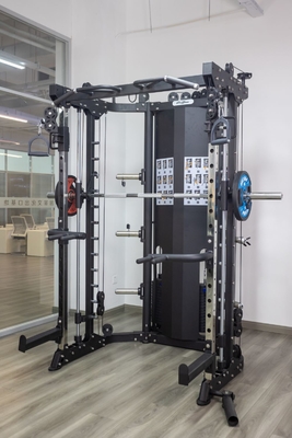 Body Building Training Multi Function Smith Machine with Customizable Weight Lifting