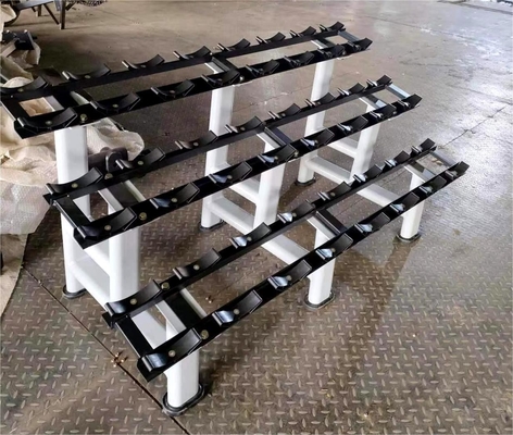 3 Tier Commercial Dumbbell Rack Steel Body Building Storage for GYM Fitness Equipment
