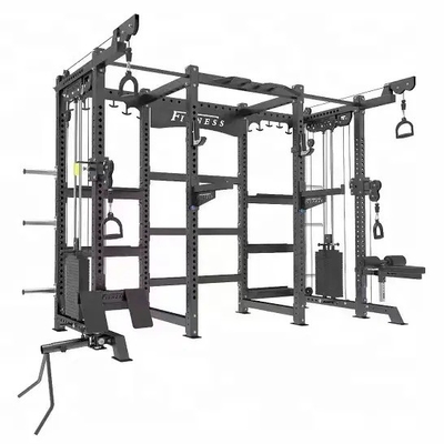 Steel Q235 Gym Machine Leg Back Exercise with Universal Smith Machine and Power Rack