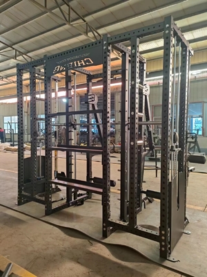 Steel Q235 Gym Machine Leg Back Exercise with Universal Smith Machine and Power Rack