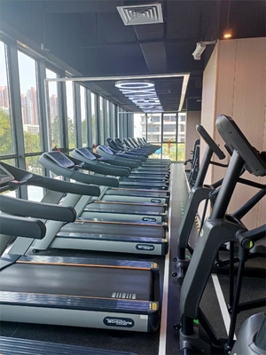 Customized Logo Availabled Touch Screen Treadmill for Commercial Cardio Training Walking