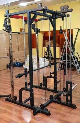 Weight Bench Rowing Leg Press Multi Function Smith Machine for Luxury Fitness Center