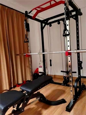 Weight Bench Rowing Leg Press Multi Function Smith Machine for Luxury Fitness Center