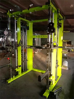 Home Gym Power Cage Squat Rack with Multi Functional Smith Machine and Weightlifting