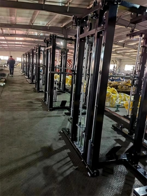 Home Gym Power Cage Squat Rack with Multi Functional Smith Machine and Weightlifting